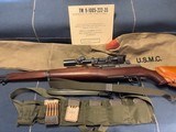 SPRINGFIELD ARMORY M1C GARAND SNIPER - WWII - CORRECT - COMPLETE RIG