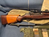 SPRINGFIELD ARMORY M1C GARAND SNIPER - WWII - CORRECT - COMPLETE RIG - 6 of 15