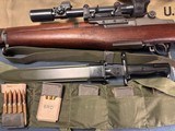 SPRINGFIELD ARMORY M1C GARAND SNIPER - WWII - CORRECT - COMPLETE RIG - 3 of 15