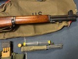 SPRINGFIELD ARMORY M1 GARAND-WWII-1943-BARREL 1943 ORIGINAL**EXTRAS** - 9 of 11