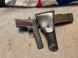 ITHACA 1911 A1 - 1943 - ORIGINAL ISSUE HOLSTER & BELT - 8 of 14