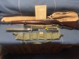 M1 GARAND-SPRINGFIELD ARMORY-WWII-1941-SA CARTOUCHE ON STOCK & P - 1 of 14