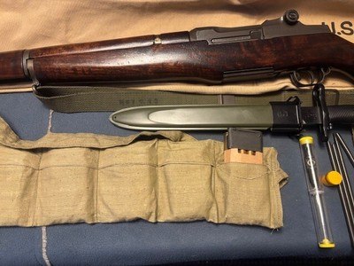SPRINGFIELD ARMORY M1 GARAND - 1944 - WWII - ***EXTRAS*** - Image 8 of 12