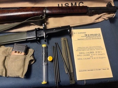 SPRINGFIELD ARMORY M1 GARAND - 1944 - WWII - ***EXTRAS*** - Image 5 of 12
