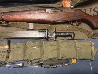 WINCHESTER M1 GARAND-WWII-1942-WRA PARTS-EXTRAS - Image 2 of 14
