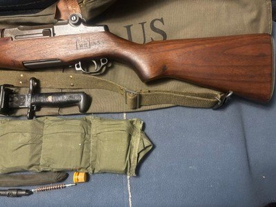 WINCHESTER M1 GARAND-WWII-1942-WRA PARTS-EXTRAS - Image 4 of 14