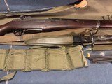 SPRINGFIELD ARMORY M1 GARAND-WWII-1945-ORIGINAL BARREL-SA CARTOUCHE - Image 13 of 14