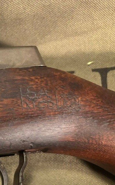 SPRINGFIELD ARMORY M1 GARAND-WWII-1945-ORIGINAL BARREL-SA CARTOUCHE - Image 5 of 14