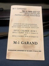 SPRINGFIELD ARMORY M1 GARAND-WWII-1945-ORIGINAL BARREL-SA CARTOUCHE - Image 7 of 14