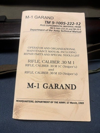 SPRINGFIELD ARMORY M1 GARAND-WWII-1945-ORIGINAL BARREL-SA CARTOUCHE - Image 7 of 14