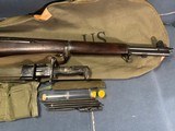 SPRINGFIELD ARMORY M1 GARAND-WWII-1945-ORIGINAL BARREL-SA CARTOUCHE - Image 14 of 14