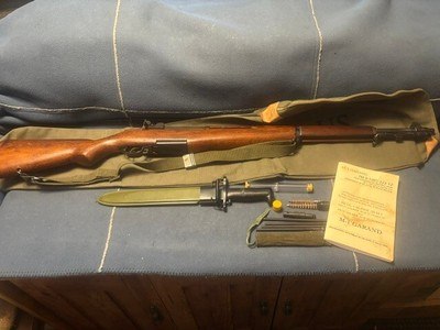 SPRINGFILED ARMORY M1 GARAND-WWII-1942-6 DIDGIT SERIAL NUMBER-EXTRAS - Image 10 of 12