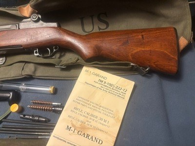 SPRINGFILED ARMORY M1 GARAND-WWII-1942-6 DIDGIT SERIAL NUMBER-EXTRAS - Image 9 of 12