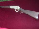 Winchester Model 1873 Nickel Saddle Ring Carbine SRC with Factory Letter 44 WCF - 3 of 15