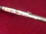 Winchester Model 1866 Nickel Factory Engraved Saddle Ring Carbine SRC 44RF with Letter - 13 of 15