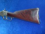 Winchester Model 1873 Nickel Factory Engraved Saddle Ring Carbine SRC with Letter - 2 of 15