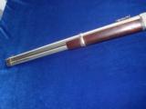 Winchester Model 1873 Nickel Factory Engraved Saddle Ring Carbine SRC with Letter - 4 of 15