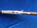 Winchester Model 1873 Nickel Factory Engraved Saddle Ring Carbine SRC with Letter - 12 of 15