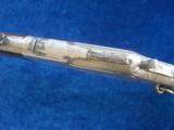 Winchester Model 1873 Nickel Factory Engraved Saddle Ring Carbine SRC with Letter - 9 of 15