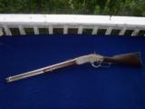 Winchester Model 1873 Nickel Factory Engraved Saddle Ring Carbine SRC with Letter - 1 of 15