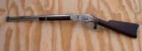 Winchester Model 1866 Nickel Factory Engraved Saddle Ring Carbine with Factory Letter - 1 of 15