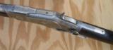 Winchester Early Model 1873 Factory Engraved Full Nickel Saddle Ring Carbine SRCwith Letter - 12 of 15