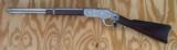 Winchester Early Model 1873 Factory Engraved Full Nickel Saddle Ring Carbine SRCwith Letter - 1 of 15