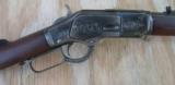 Winchester Model 1873 Short Rifle Factory Engraved with Letter - 7 of 15