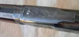 Winchester Model 1873 Short Rifle Factory Engraved with Letter - 12 of 15