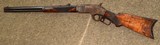Winchester Model 1873 Deluxe Rifle with Octagon Barrel, Full Magazine & Factory Letter - 1 of 15