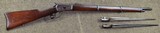 Rare Winchester Model 1892 Musket .44 WCF 30" with 2 Bayonets - 5 of 20