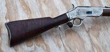 Winchester Model 1873 Factory Nickel & Engraved Saddle Ring Carbine SRC with Letter - 6 of 20