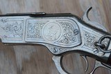 Winchester Model 1873 Factory Nickel & Engraved Saddle Ring Carbine SRC with Letter - 19 of 20