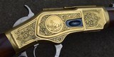 Factory Engraved Gold & Nickel Winchester Model 1873 Saddle Ring Carbine SRC - 18 of 20