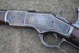 Winchester Model 1873 Deluxe Factory Engraved Rifle with Letter - 10 of 20