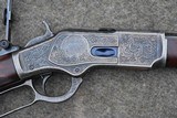 Winchester Model 1873 Deluxe Factory Engraved Rifle with Letter - 12 of 20