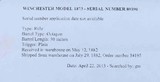 Winchester Late 2nd Model 1873 Lever Action Rifle 30" Octagon Barrel - 20 of 20