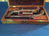 Cased Set of Howdah Pistols by Rabone Brothers Co - 4 of 12