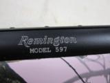 Remington Model 597 .22 LR 20' barrel carbon steel Mossy Oak Pink Camo - 7 of 8