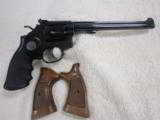 Smith and Wesson S&W Model 17-4 K-22 Masterpiece .22 LR 6 Shot .22 LR W/ Wood grips. - 1 of 10