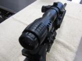 Custom Omega E3 Arms Tactical AR-15 Nickel Boran BCG NCStar Red Dot 1x40 with 5x Magnifier .223 / 5.56 Skulls Finish - 9 of 13