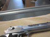 Magnum Research Desert Eagle Matte Stainless Finish 50 AE 6" New - 1 of 7