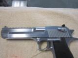 Magnum Research Desert Eagle Matte Stainless Finish 50 AE 6" New - 6 of 7