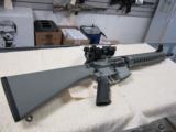 TKS Engineering Custom AR-15 HD Sniper 4x32 Scope 180 Iron Sights NEW 16' barrel Nickel Boran BCG - 1 of 9