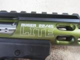 Ruger 22/45 Lite .22LR 4.45" Threaded Barrel New OD Green - 2 of 4
