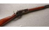 Winchester 1873 in .38 WCF 24 Inch Round Blue Made in 1893. Very Clean. - 1 of 8