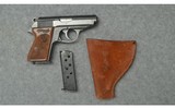 Waffenfabrik Walther Zella-Mehlis (Thur) ~ Police PPK ~ 7.65 (.32 ACP) - 1 of 7