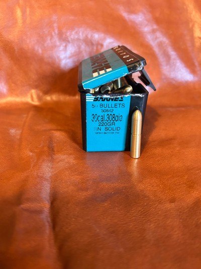 Various .308 Bullets -- Barnes, Nosler, Speer -- Solids, Spitzers, Ballistic Tips - Image 4 of 9