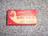 303 Savage Indiana head top notch red box ammo - 1 of 5