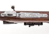 Mauser .243 Bolt Action Custom Engraved rifle by G.B. Kranich - 12 of 15
